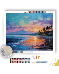 LOMBOK BEACH DAWN - Paint by Numbers Full Kit
