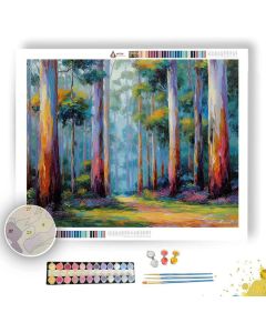 AUSTRALIAN EUCALYPT FOREST - Paint by Numbers Full Kit