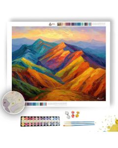 QUEBRADA COLOR HILLS - Paint by Numbers Full Kit