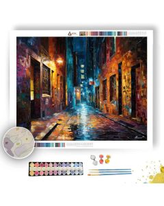 MELBOURNE LANE LIGHT - Paint by Numbers Full Kit