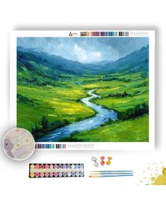 IRISH RIVER VALLEY - Paint by Numbers Full Kit