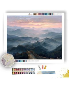 GREAT WALL DAWN - Paint by Numbers Full Kit