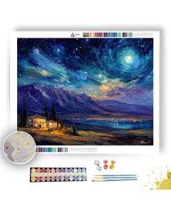 TURKISH NIGHT SKY - Paint by Numbers Full Kit