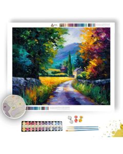 IRISH COUNTRY ROAD - Paint by Numbers Full Kit