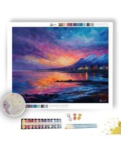 USHUAIA COASTLINE - Paint by Numbers Full Kit