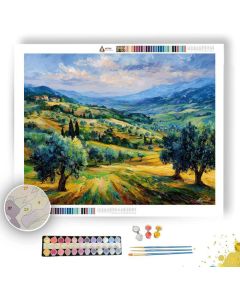 TURKISH OLIVE GROVES - Paint by Numbers Full Kit