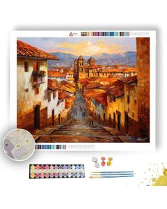 CUSCO OLD TOWN - Paint by Numbers Full Kit