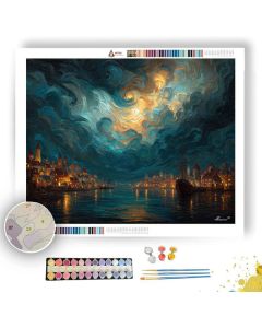 STORMGLASS HARBOR - Paint by Numbers Full Kit