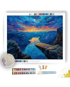 TROLLTUNGA OVERLOOK - Paint by Numbers Full Kit