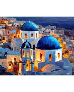 SANTORINI BLUE DOME