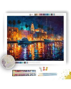 VERACRUZ HARBOR GLOW - Paint by Numbers Full Kit
