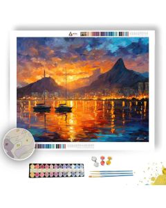RIO SUNSET BAY - Paint by Numbers Full Kit