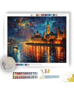 OTTAWA PARLIAMENT LIGHT - Paint by Numbers Full Kit