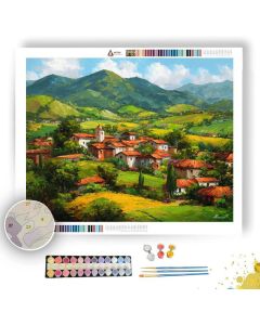 BRAZILIAN HILL VALLEY - Paint by Numbers Full Kit