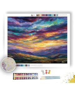 TURKISH MOUNTAIN RIDGE - Paint by Numbers Full Kit