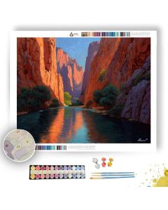 ZION CANYON GLOW - Paint by Numbers Full Kit