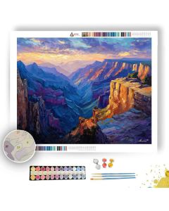 COPPER CANYON DEPTHS - Paint by Numbers Full Kit