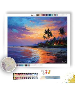 BALI COAST DAWN - Paint by Numbers Full Kit
