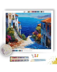 AEGEAN ISLAND PATH - Paint by Numbers Full Kit