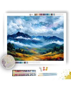 ANDEAN CLOUD RIDGE - Paint by Numbers Full Kit