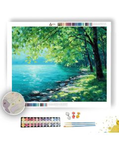 FINNISH SPRING SHORE - Paint by Numbers Full Kit