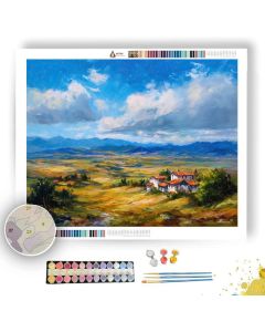TURKISH HIGHLAND VIEW - Paint by Numbers Full Kit