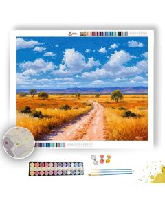 OUTBACK DUST ROAD - Paint by Numbers Full Kit