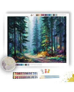 FINNISH FOREST PATH - Paint by Numbers Full Kit