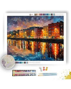 DUBLIN RIVER DUSK - Paint by Numbers Full Kit