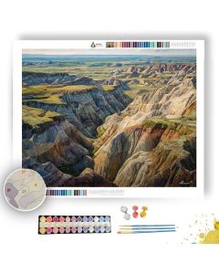 BADLANDS OPEN FORM - Paint by Numbers Full Kit
