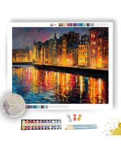 BORDEAUX RIVER LIGHT - Paint by Numbers Full Kit