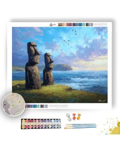 EASTER ISLAND WATCH - Paint by Numbers Full Kit