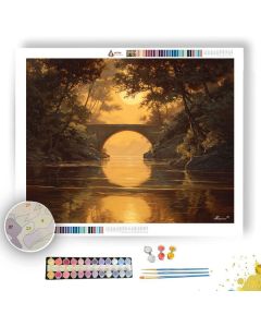 GOLDEN BRIDGE ARC - Paint by Numbers Full Kit