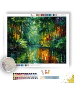 TORTUGUERO CANALS - Paint by Numbers Full Kit