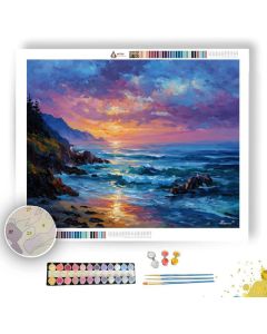 PACIFIC COAST DAWN - Paint by Numbers Full Kit