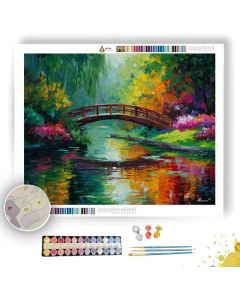 JAPANESE GARDEN BRIDGE - Paint by Numbers Full Kit