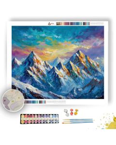 ALPINE SKY CLEAR - Paint by Numbers Full Kit