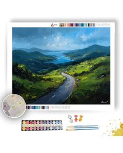 RING OF KERRY ROAD - Paint by Numbers Full Kit