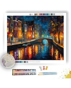 LANTERN CANAL CITY - Paint by Numbers Full Kit