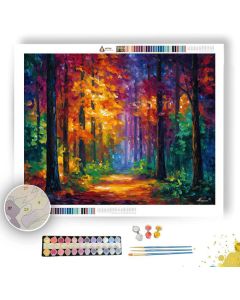 DANISH AUTUMN WOODS - Paint by Numbers Full Kit