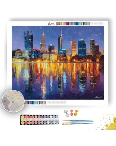 PERTH RIVER EVENING - Paint by Numbers Full Kit