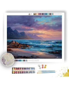 SOUTH AFRICAN COAST DAWN - Paint by Numbers Full Kit