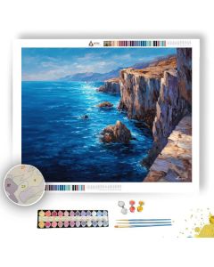NAXOS COASTAL CLIFF - Paint by Numbers Full Kit