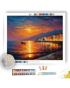 ITALIAN SUNSET SHORE - Paint by Numbers Full Kit