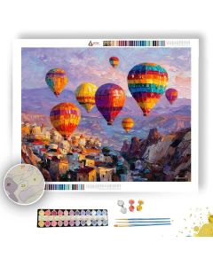 CAPPADOCIA BALLOONS - Paint by Numbers Full Kit