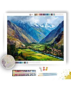 SACRED VALLEY VIEW - Paint by Numbers Full Kit