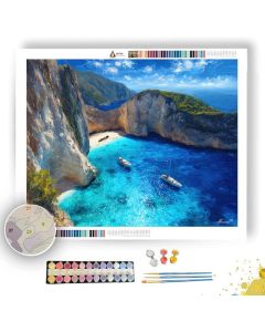 NAVAGIO BEACH - Paint by Numbers Full Kit