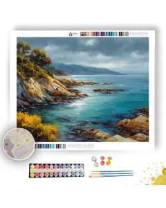 STEWART ISLAND SHORE - Paint by Numbers Full Kit