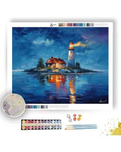 AUSTRALIAN ISLAND LIGHT - Paint by Numbers Full Kit