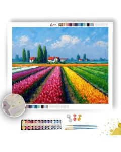 DUTCH TULIP FARM - Paint by Numbers Full Kit